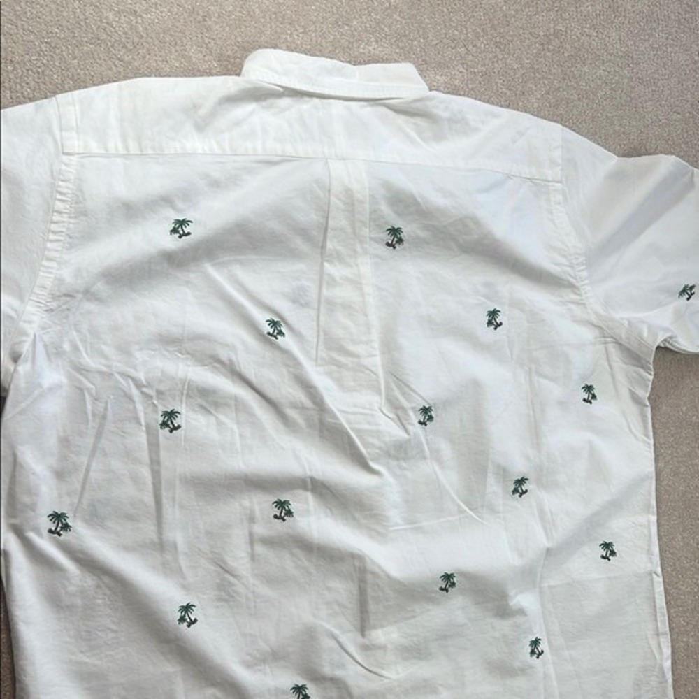 Ralph Lauren Palm Tree Print Button Down Shirt Short‎ Sleeve 1X - Picture 7 of 9
